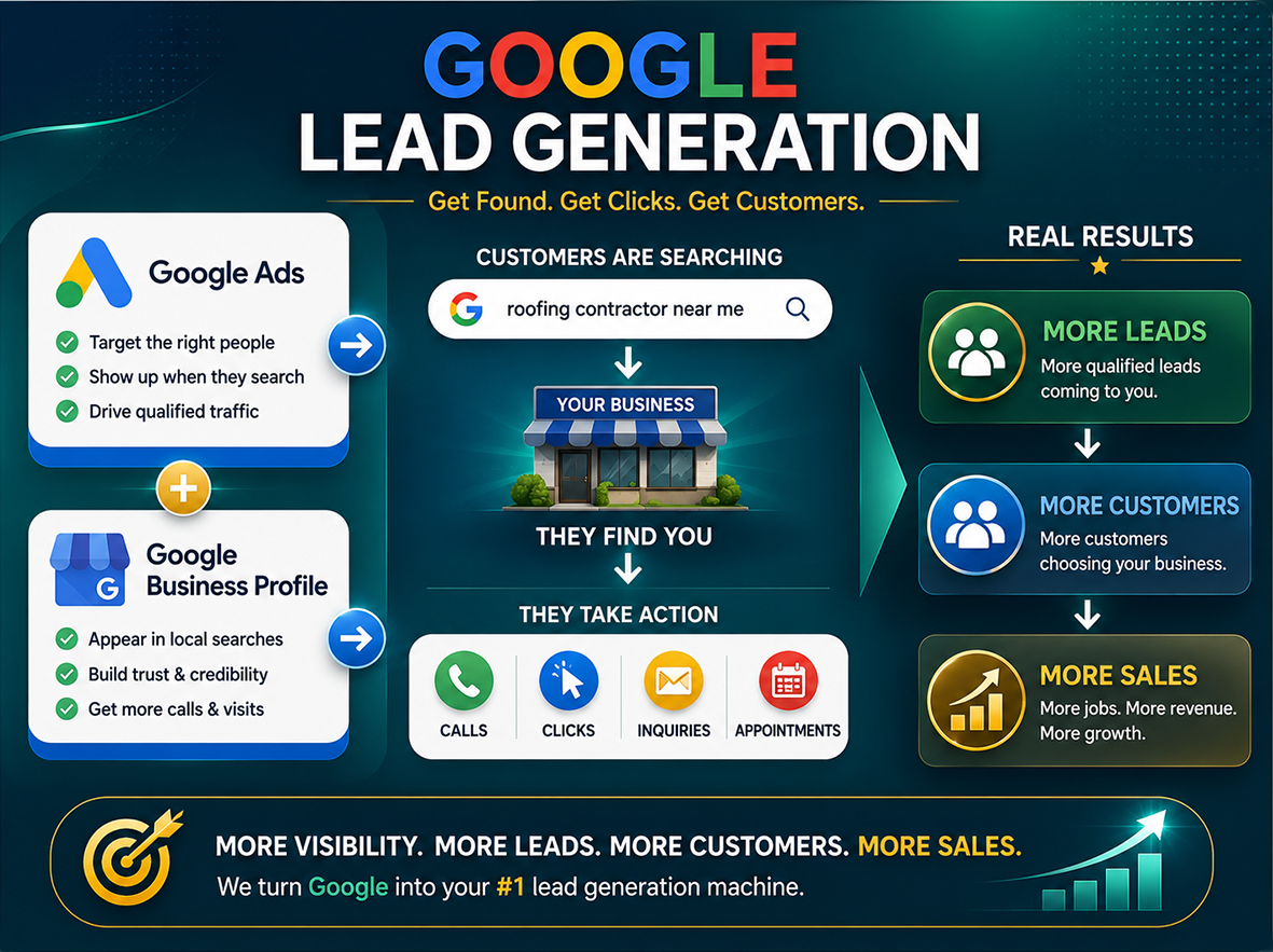 Google Ads and Business Profile management to drive ready-to-buy leads